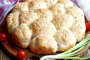 Постные капустные булочки