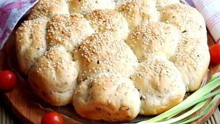 Постные капустные булочки