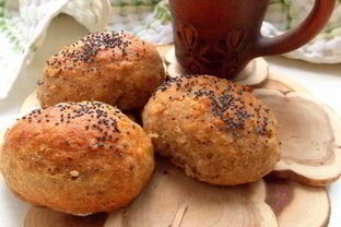 Ржаные булочки на йогурте