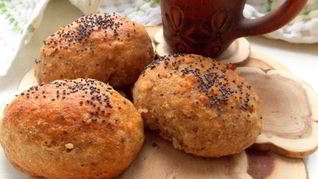 Ржаные булочки на йогурте