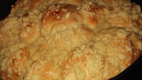 сладкие булочки со штрейзелем