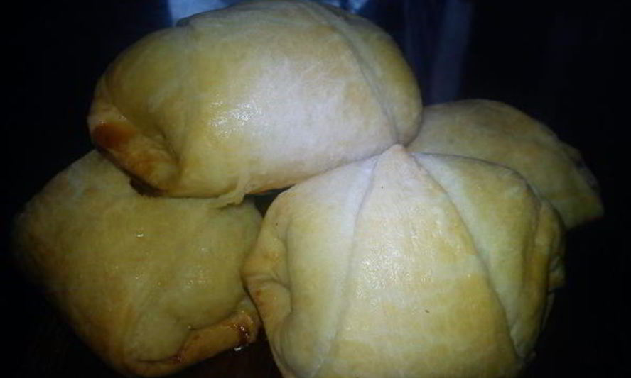 Рецепт слоеные булочки с творогом