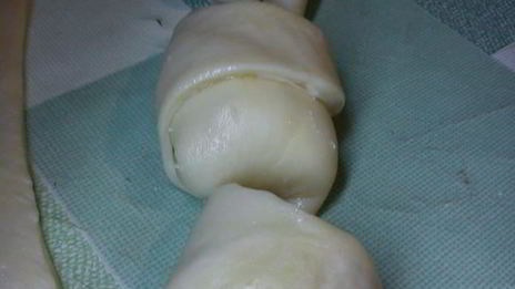 слоеные булочки с творогом