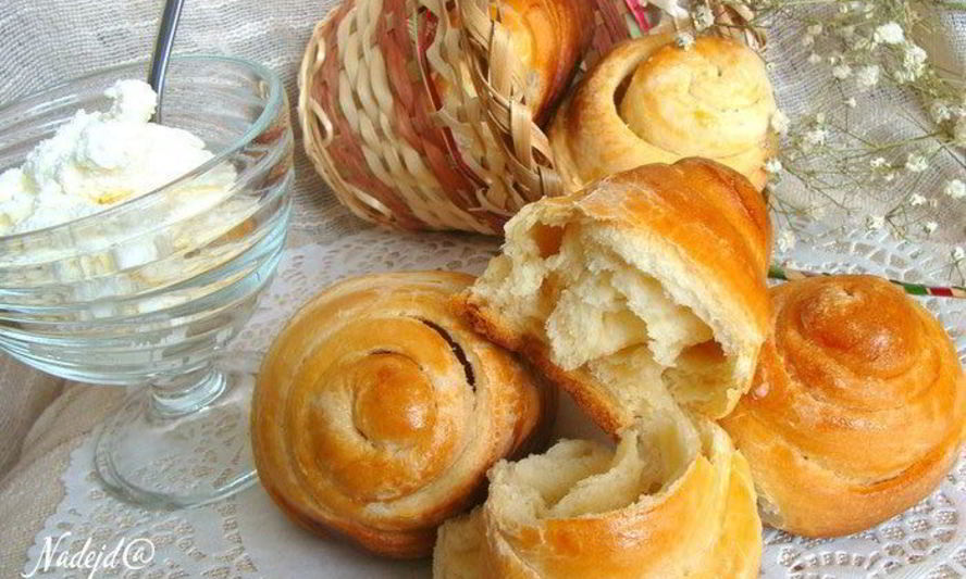 Рецепт творожно-йогуртовые булочки спиральки