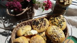 Творожные булочки к завтраку