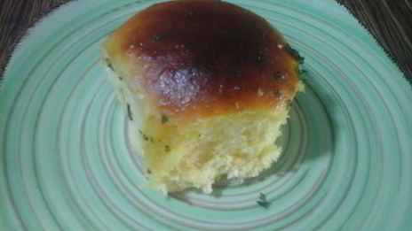 тыквенно-чесночные пампушки с мясной начинкой