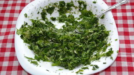 тыквенные булочки с чесночной начинкой