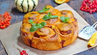 Тыквенные булочки с корицей