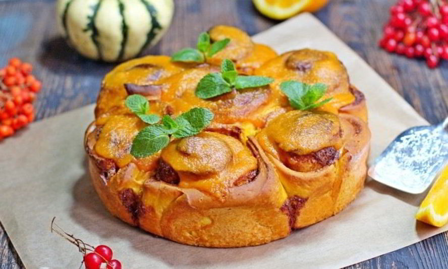 Рецепт тыквенные булочки с корицей