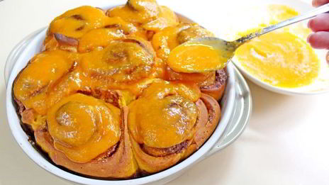 тыквенные булочки с корицей