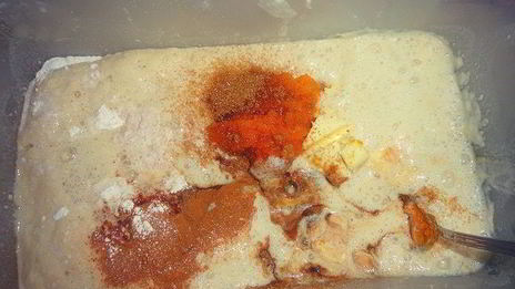 тыквенные булочки с миндалем и корицей