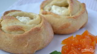 Ватрушки с творогом без дрожжей