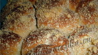 Вкусные сдобные булочки