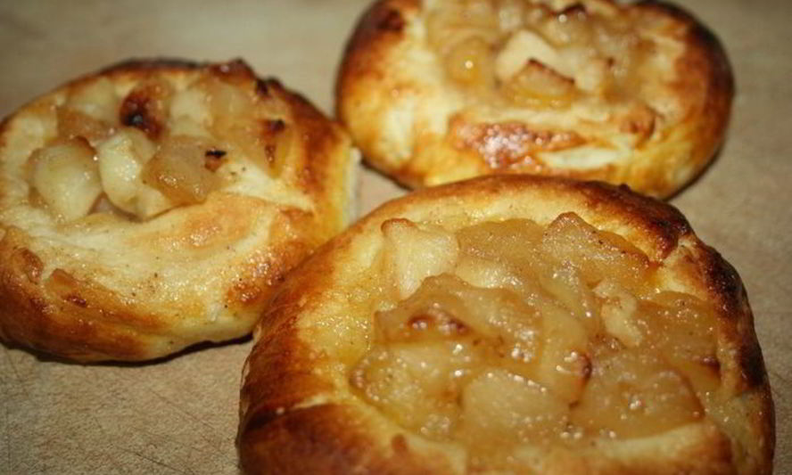 Рецепт яблочные ватрушки