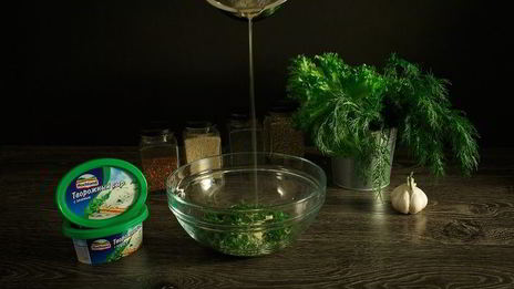 зерновые булочки-пампушки с сырно-чесночной начинкой