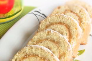 Быстрый яблочный рулет