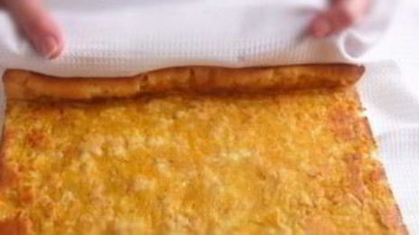 быстрый яблочный рулет