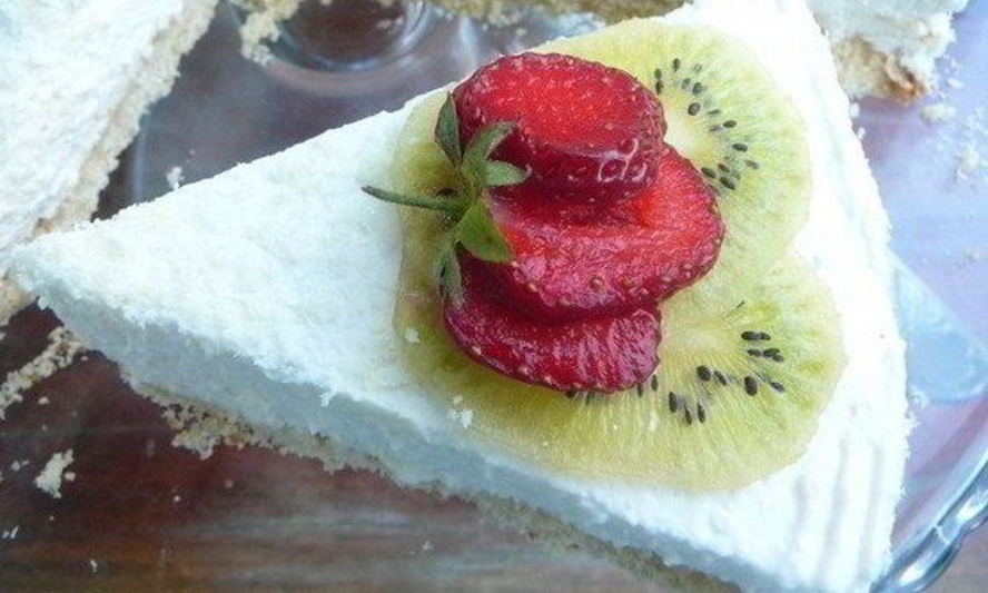 Рецепт английский чизкейк с кокосовой стружкой