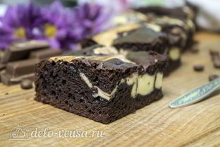 Брауни-чизкейк
