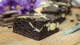 Брауни-чизкейк