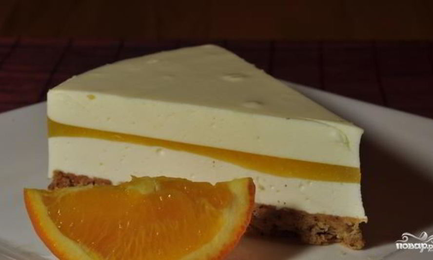 Рецепт чизкейк без выпечки с желе