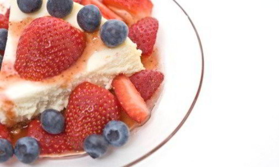 Рецепт чизкейк из рикотты со свежими ягодами