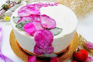 Чизкейк Клубничная роза