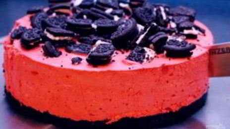 чизкейк красный бархат с орео