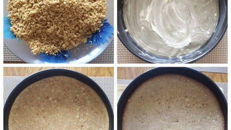 чизкейк с ежевикой