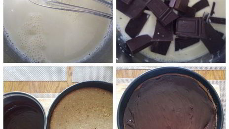 чизкейк с ежевикой