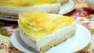 Чизкейк с фруктами