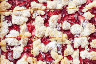 Чизкейк с клубникой