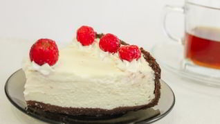 Чизкейк с шоколадной основой