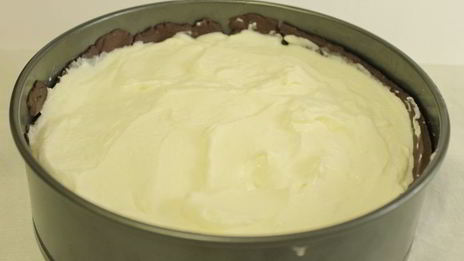 чизкейк с шоколадной основой