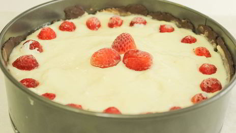 чизкейк с шоколадной основой