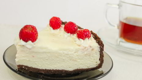 чизкейк с шоколадной основой