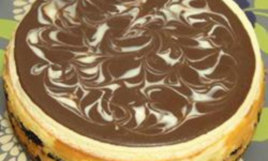 Рецепт чизкейк с шоколадной прослойкой