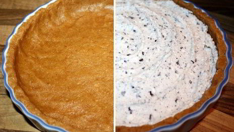 чизкейк с шоколадом и летними ягодами