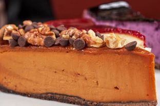 Чизкейк с шоколадом и орехами