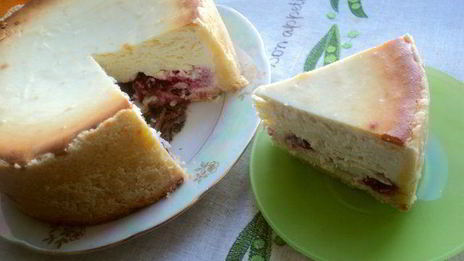 чизкейк с вишней