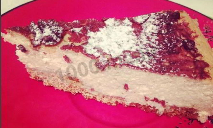 Рецепт диетический банано-творожный чизкейк