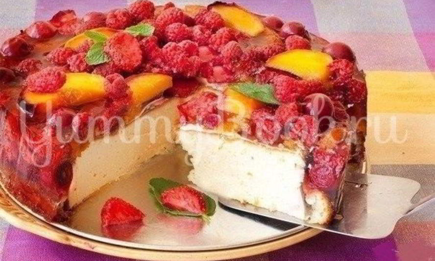 Рецепт фруктовый чизкейк