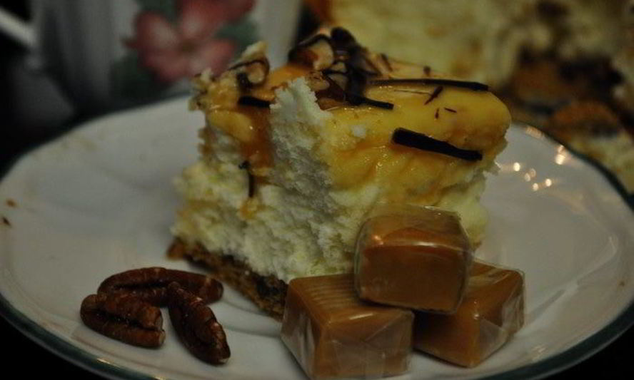 Рецепт карамельно-пекановый чизкейк