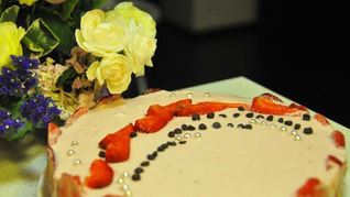 Клубничный чизкейк с маршмеллоу