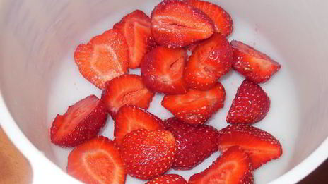 клубничный чизкейк с маршмеллоу