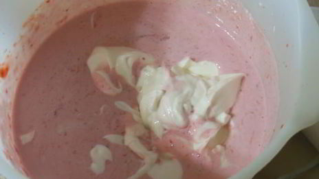 клубничный чизкейк с маршмеллоу