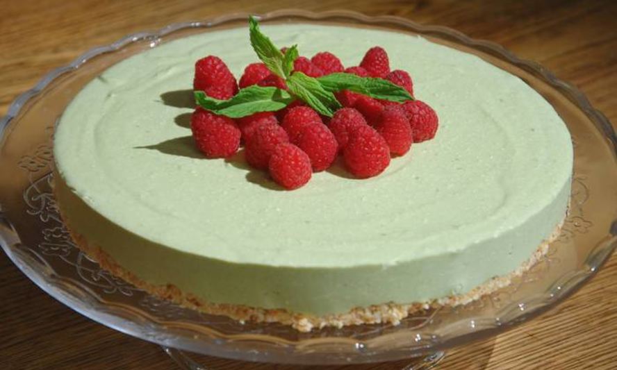 Рецепт кокосовый чизкейк на зеленом чае