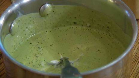 кокосовый чизкейк на зеленом чае