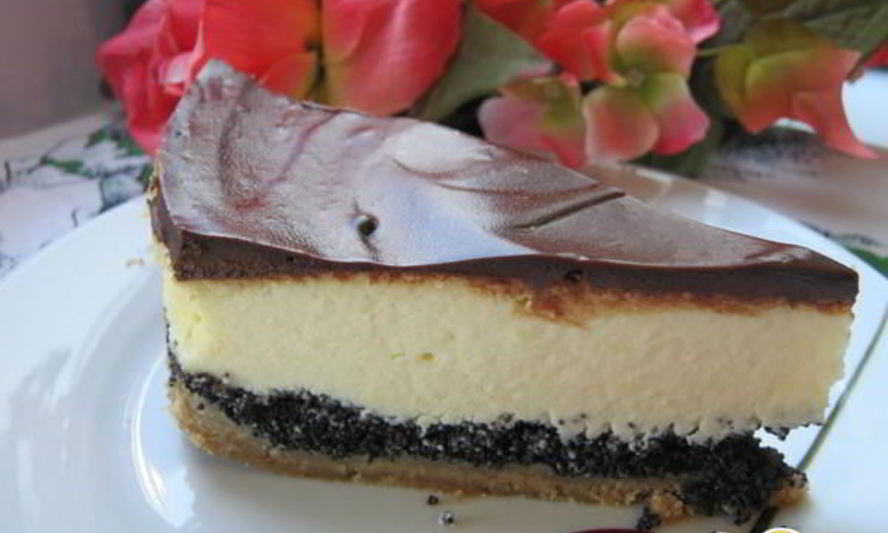 Рецепт лимонный чизкейк с маком и шоколадом