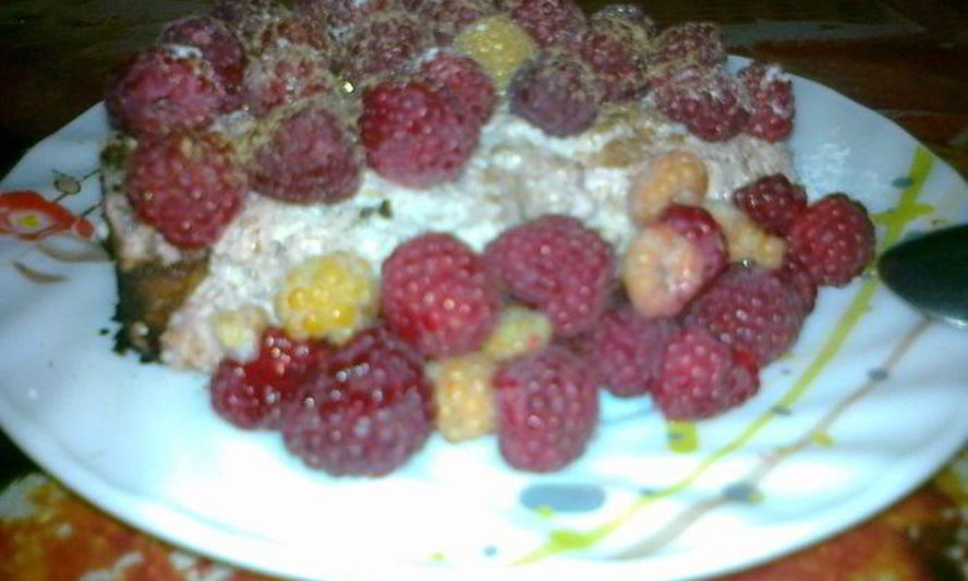 Рецепт малиновый чизкейк